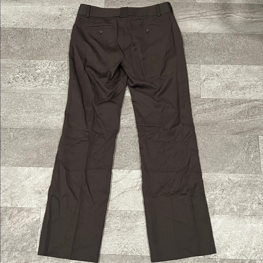 Women’s dark brown tailored dress pants - Picture 4 of 5